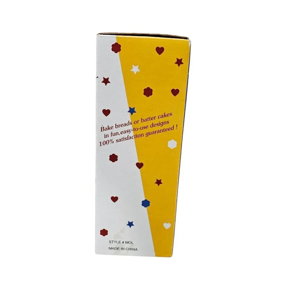 Fun Shaped Baking Tubes Set Of 3 Includes Star, Flower & Heart Tubes New in box